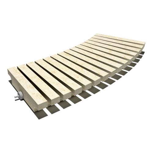 Marble grating for drain channel - Profile 4Z - Poolstones - for swimming pool