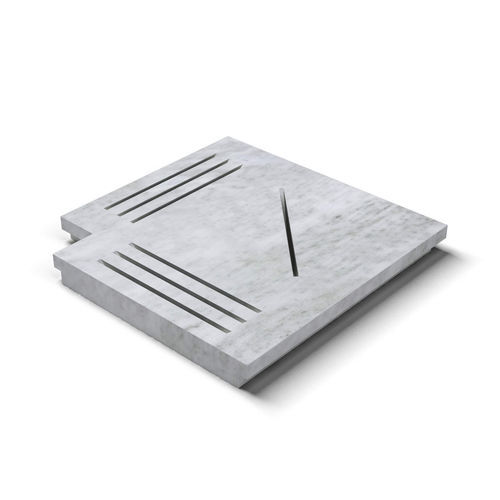 Corner drain grate - Poolstones - marble / for swimming pool