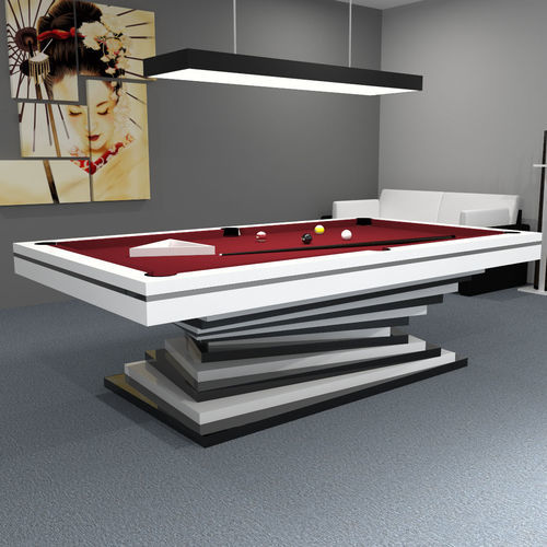 Contemporary pool table - HARMANY - Bilhares Europa - home / oak / beech