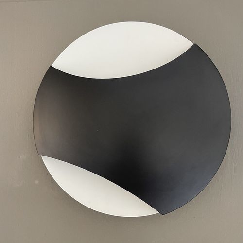 Contemporary wall light - LUNATICA - cattaneo - indoor / aluminum / round