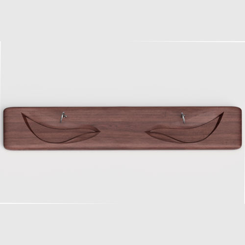 Countertop washbasin - ANDORA - QINN DESIGNS - wooden / double / rectangular