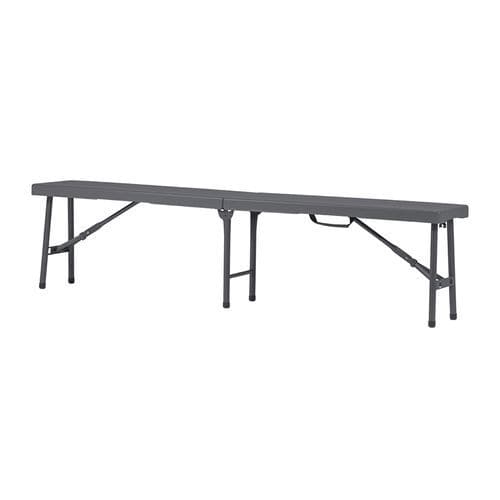 Folding bench - Zown Sharp - Zown - contemporary / steel / polyethylene