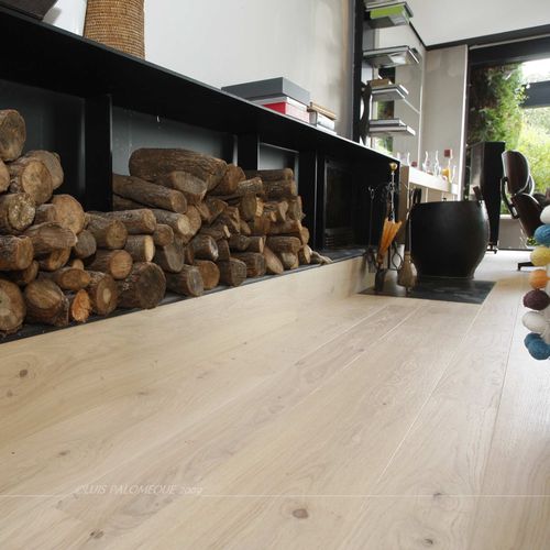 Engineered parquet floor - CLEAR RANDOM - SURCO interiors - oak / chevron / oiled