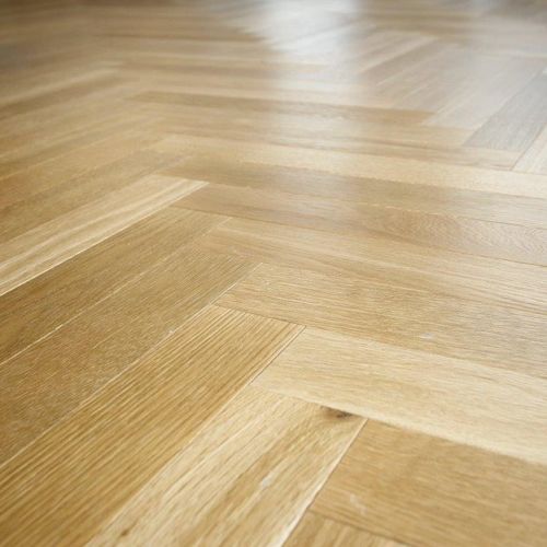 Engineered parquet floor - SURCO interiors - walnut / chevron / oiled