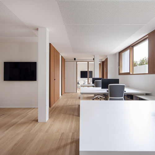 Engineered parquet floor - SURCO interiors - wenge / oak / hardwood