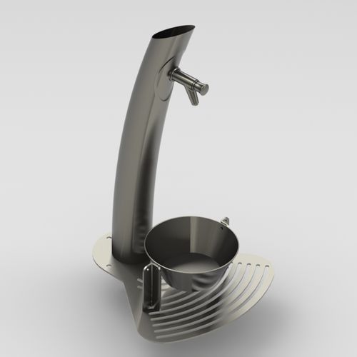 Outdoor drinking fountain - DRINKY - Ferrinox - stainless steel