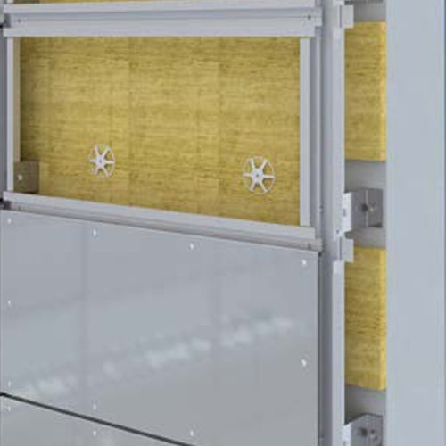Panel cladding - SR4C - ISOSTA international - aluminum / horizontal / curved