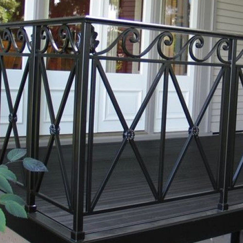 Aluminum railing - SJZ SHANZHENG CO., LTD - balustrade / outdoor / for balconies