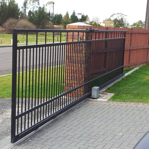 Sliding gate SJZ SHANZHENG CO., LTD steel / with bars / home