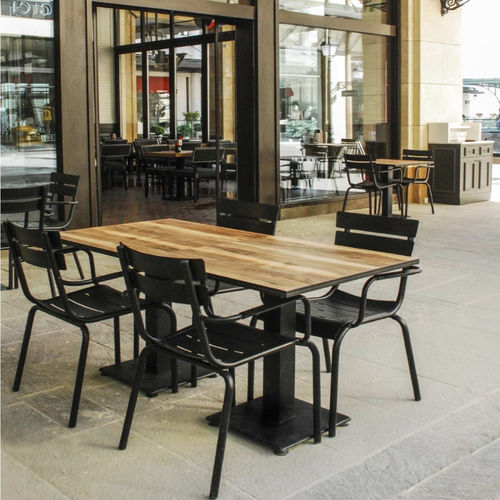 HPL table top - YÜCEL OUTDOOR FURNİTURE  - weatherproof / UV-resistant / commercial