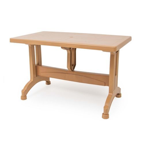 Contemporary table - Royal  - YÜCEL OUTDOOR FURNİTURE  - polypropylene / painted metal base / rectangular