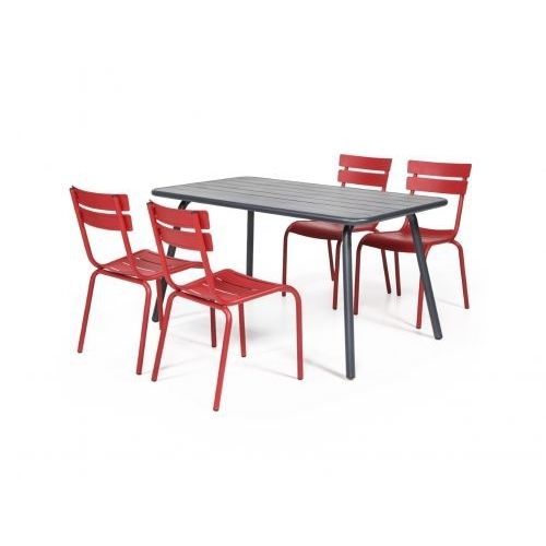 Contemporary table - Porto  - YÜCEL OUTDOOR FURNİTURE  - aluminum / aluminum base / rectangular
