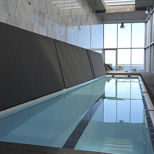 Swimming pool cover with rods - V-LINE - ABERMOVE/RJB HOME - automatic / security / immersed