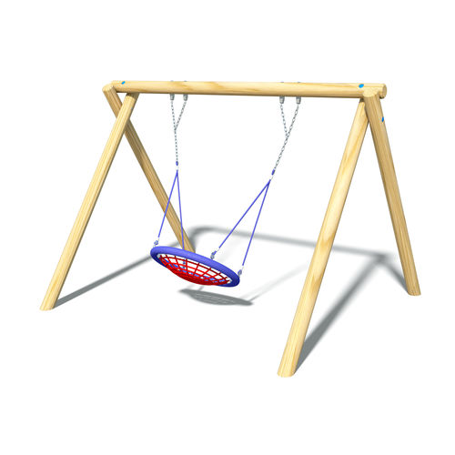 Wooden swing - BIRD'S NEST - WICKSTEED - playground