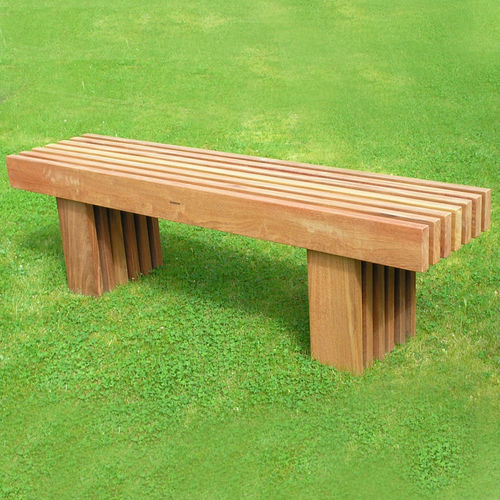 Contemporary public bench - TYPE 8 - Woodscape. - wooden / FSC certified / sustainable