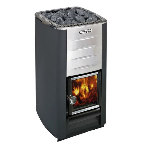 Wood sauna stove - M3  - Almost Heaven Saunas - wall-mounted / metal / contemporary