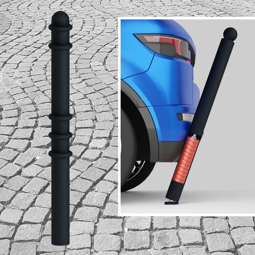 Security bollard - CLAUDIA Augustaflex - SAEDI Ltd - parking prevention / charging station / removable