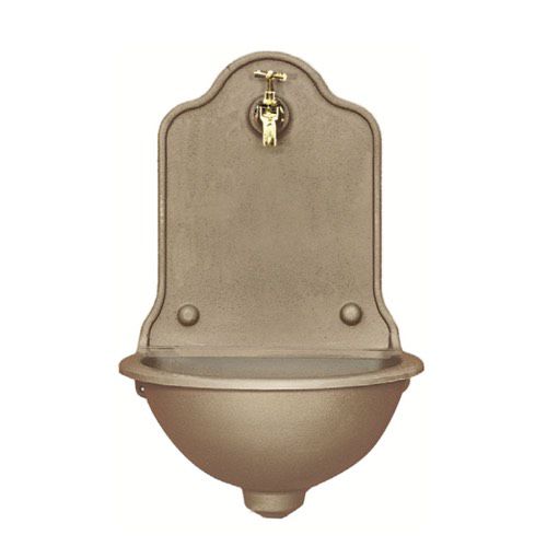 Wall-mounted drinking fountain - ISEO GRANDE - MORELLI S.A.S. - outdoor / cast iron / for public space