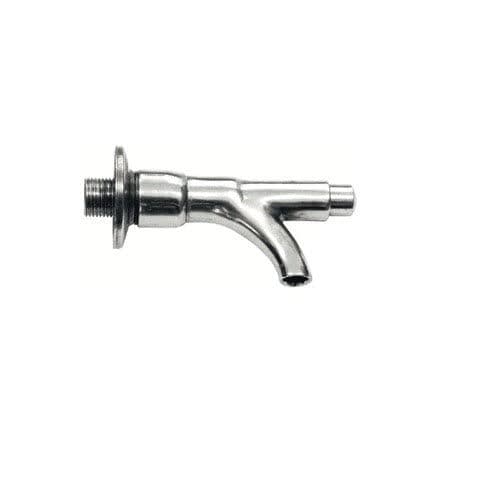 Drinking fountain single tap - PREMERE K - MORELLI S.A.S. - wall-mounted / self-closing / chrome-plated brass