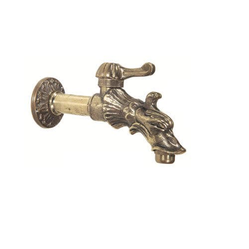 Drinking fountain single tap - SFERETTO - MORELLI S.A.S. - wall-mounted / brass / outdoor
