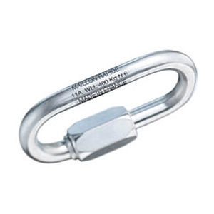 Oval quick link - STANDARD - Peguet & Cie - brass / stainless steel / polyamide