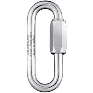 Oval quick link - LARGE OPENING - Peguet & Cie - zinc-plated steel / stainless steel