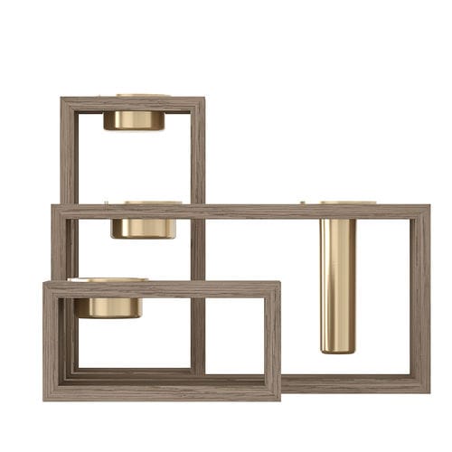 Oak candle holder - COMPOSE - Umage