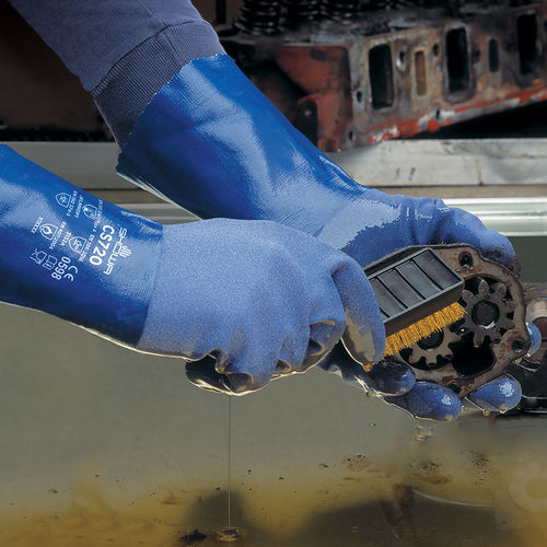 Handling glove - CS720 - Showa - laboratory / anti-cut / chemical protection