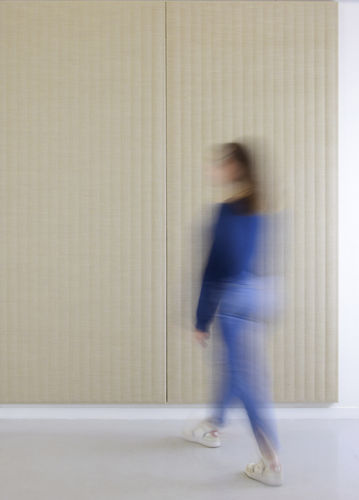 Acoustic wall panel - Culture iN - fabric / natural fiber / rectangular