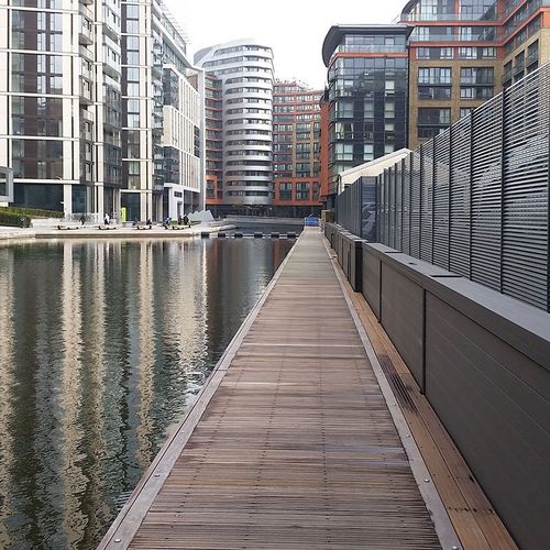 Louvered fencing - ITALIA-80 - LANG AND FULTON - for public spaces / for industrial applications / galvanised steel