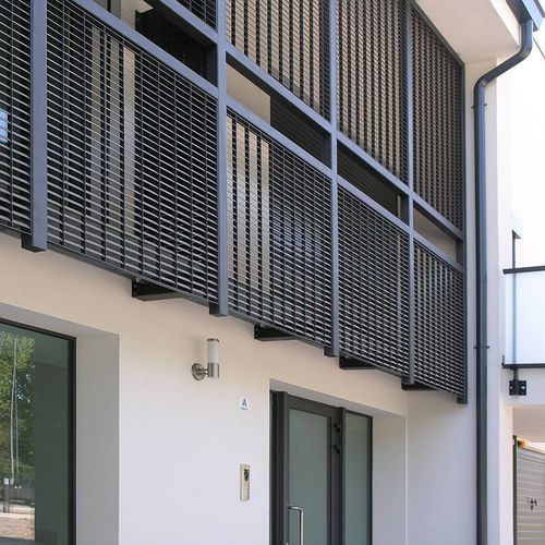Panel screening - DELTABOX  - LANG AND FULTON - galvanised steel