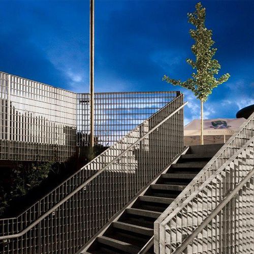 Galvanised steel grating - DEMIALTO - LANG AND FULTON - for facades / for railings