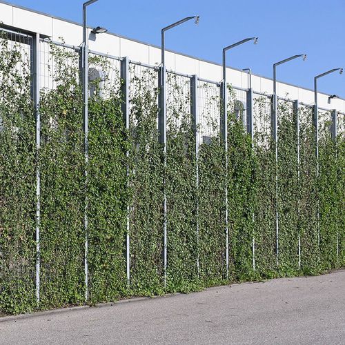 Galvanised steel grating - PIAZZA-132 - LANG AND FULTON - green wall