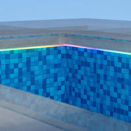 Built-in lighting profile - EVENGLOW FLEX DOMED - PAL Lighting - LED / waterproof / for public pool