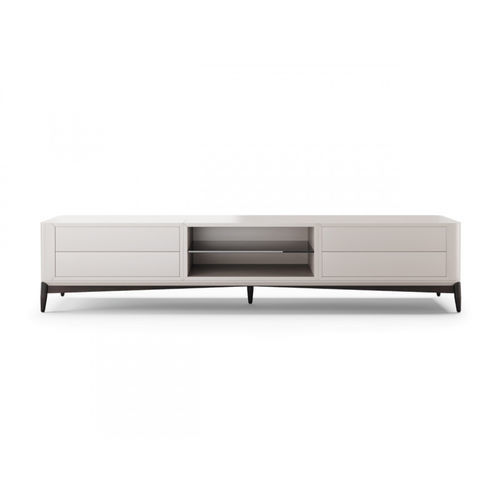 Contemporary TV stand - BONSAI - Praddy Unipessoal lda - swivel / adjustable-height / with shelves