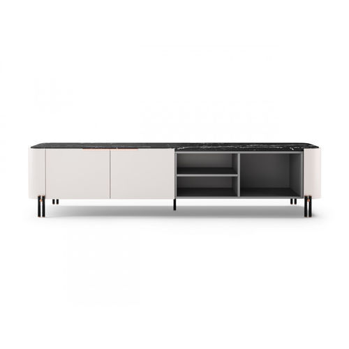 Contemporary TV stand - NT072 - Praddy Unipessoal lda - swivel / with screen lift / adjustable-height
