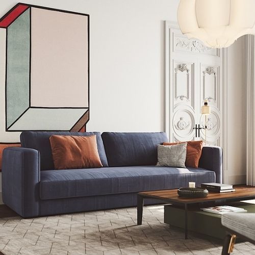 Modular sofa - GLENN - Praddy Unipessoal lda - modern / living room / fabric