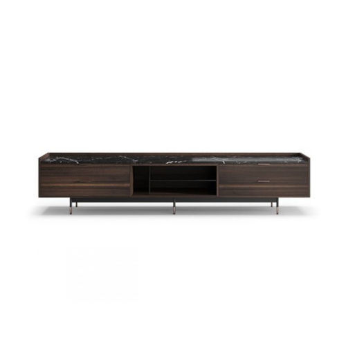 Contemporary TV stand - ST003 - Praddy Unipessoal lda - with drawers / with storage / with shelves