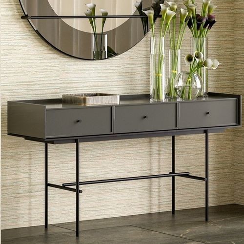 Contemporary side table - CELLO I - Praddy Unipessoal lda - metal / rattan / metal base