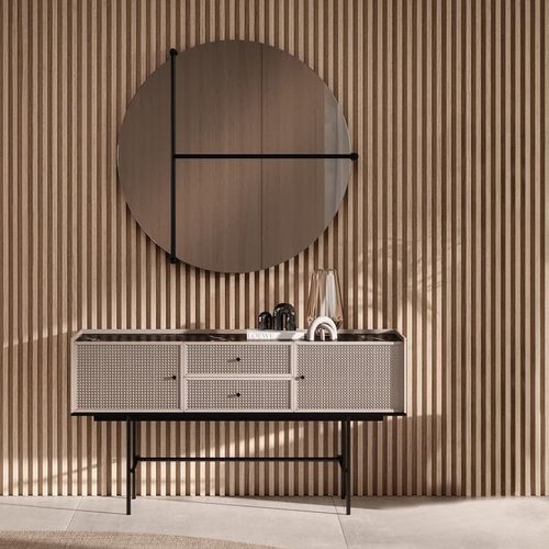 Wall-mounted mirror - SOPRANO - Praddy Unipessoal lda - not specified / contemporary / round