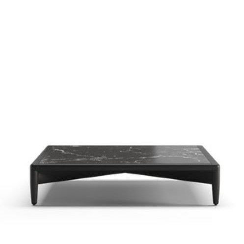 Contemporary coffee table - SOPRANO II - Praddy Unipessoal lda - marble / wooden / wooden base