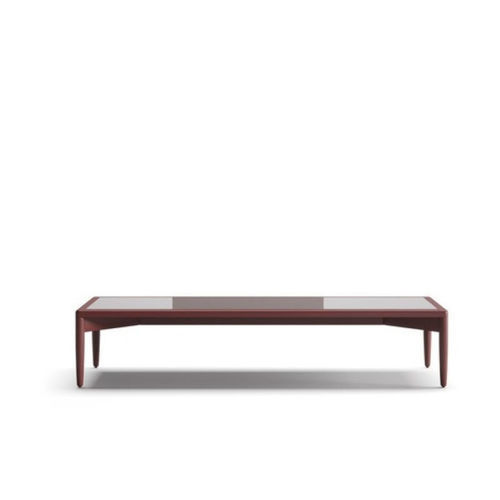 Contemporary coffee table - SOPRANO III - Praddy Unipessoal lda - wooden / marble / wooden base