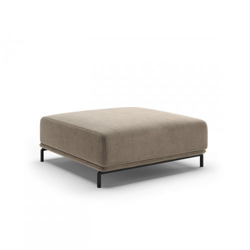 Contemporary ottoman - ELYSIAN - Praddy Unipessoal lda - velvet / square / upholstered