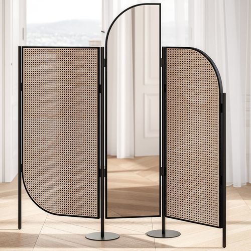 Metal room divider - CELLO - Praddy Unipessoal lda - rattan / not specified / free-standing