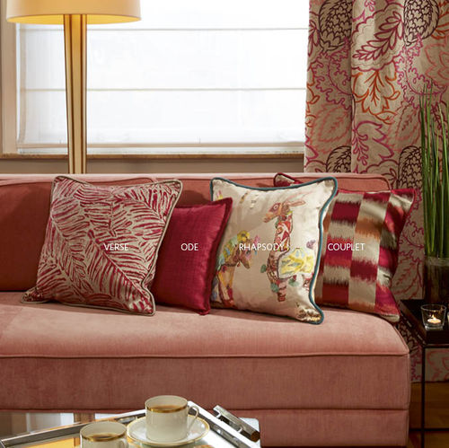 Upholstery fabric - POETRY : VERSE - WIND - for curtain / nature pattern / polyester