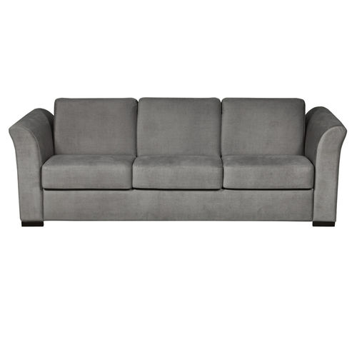 Sofa bed - OPERA - MOULINS - contemporary / fabric / gray
