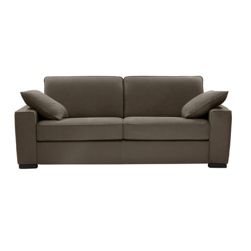 Sofa bed - PILLY - MOULINS - contemporary / fabric / gray