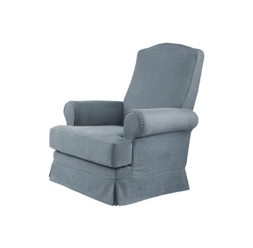 Traditional armchair - LINDON - MOULINS - fabric / with removable cover / bergere