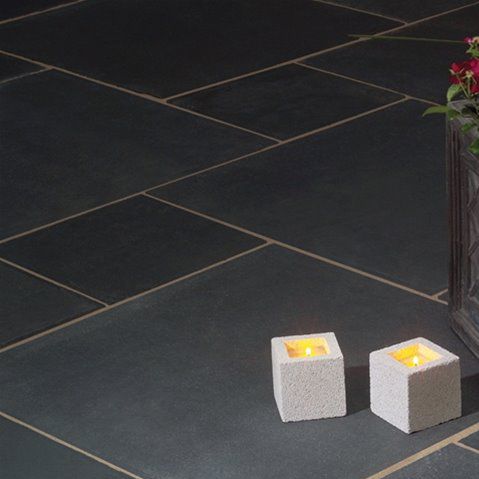 Limestone paver - BLACK LIMESTONE SERIES - Castacrete - outdoor / indoor