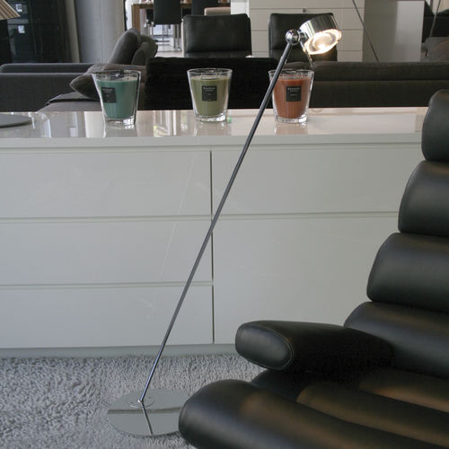 Floor-standing lamp - PUK FLOOR MINI - Top Light GmbH & Co. KG. - metal / glass / contemporary